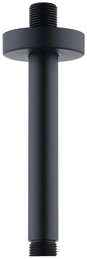 Держатель для душа-150 мм Bravat, матовый черный (D327BW-ENG) - артикул K0000346630