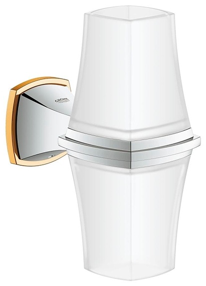 Светильник для ванной двойной, хром/золото Grohe Grandera 40661IG0 - артикул K0000344627