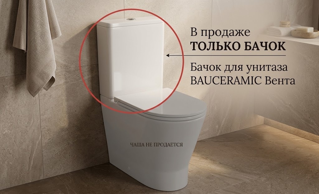 Бачок для унитаза BAUCERAMIC Вента - артикул K0000344047
