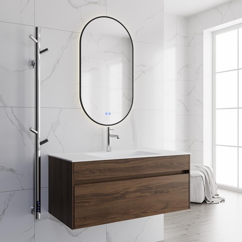 База под раковину Chiara 1000 подвесная, 1 выкатной ящик soft-close, C.Oak - артикул K0000263885