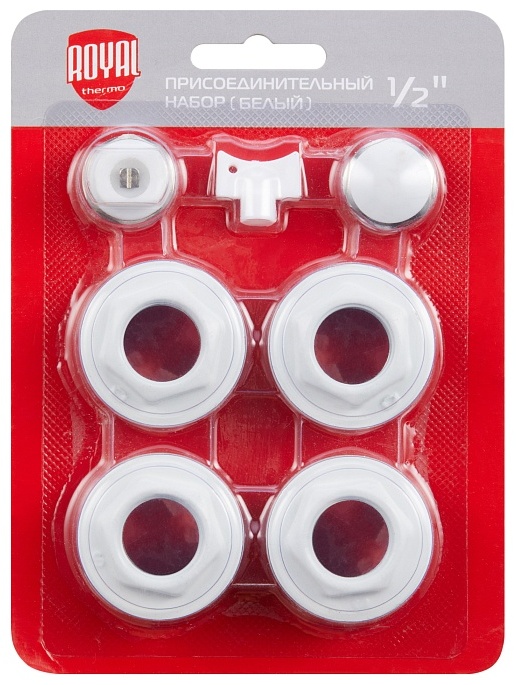 Набор присоединительный Royal Thermo 1/2" white - артикул K0000114302