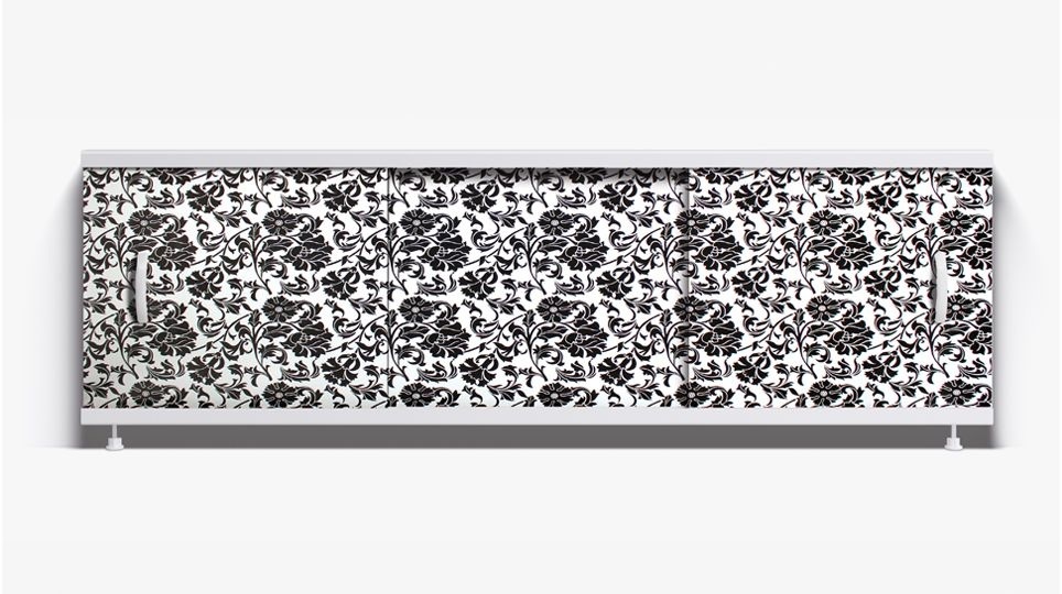 Экран под ванну 1,7 м &quot;Престиж&quot;// 36 черная мальва - артикул K0000040182